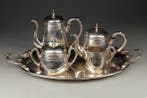 WMF / Geislingen - Koffie- en theeservies - Verzilverd