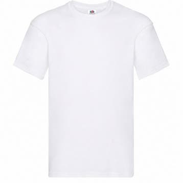Fruit of The Loom Heren T-shirts 12 Stuks Ronde Hals - Wit, Verzenden, Nieuw, Fruit of the Loom