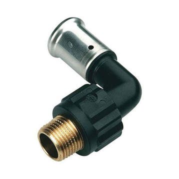 Henco knie Ø26x3/4 pers x buitendraad, Verzenden, Nieuw