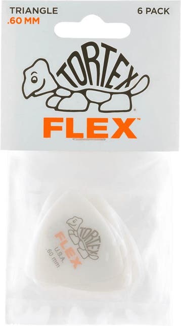 Jim Dunlop 456P060 Tortex Flex bas plectrum 0.60 mm 6-pack, Muziek en Instrumenten, Instrumenten | Toebehoren, Ophalen of Verzenden
