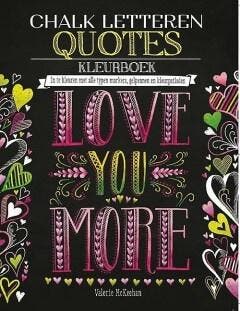 Chalk letteren Quotes kleurboek (9789045321110), Boeken, Verzenden, Nieuw