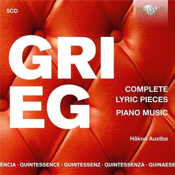 cd - Edvard Grieg - HÃ¥kon AustbÃ¸ â Complete Lyric, Verzenden, Zo goed als nieuw