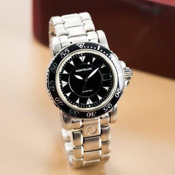 Montblanc - Sport Black Dial Black Aluminum Bezel - 7037 -, Nieuw