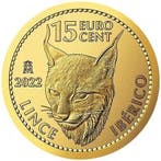 Spanje. 2022 1/10 oz €0.15 Euro Cent Spanish Iberian Lynx, Postzegels en Munten