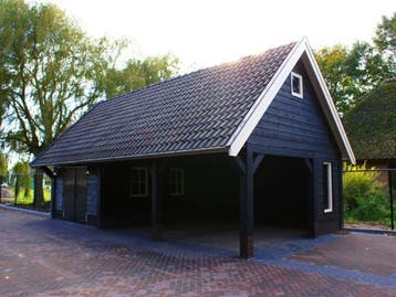 Houtcoat - Zwart - 5 liter (Houtbescherming & Beits), 5 tot 10 liter, Zwart, Nieuw, Beits