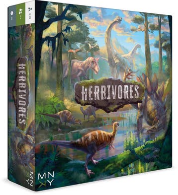 Herbivores - Bordspel | MNKY Entertainment -, Hobby en Vrije tijd, Gezelschapsspellen | Bordspellen, Verzenden, Nieuw
