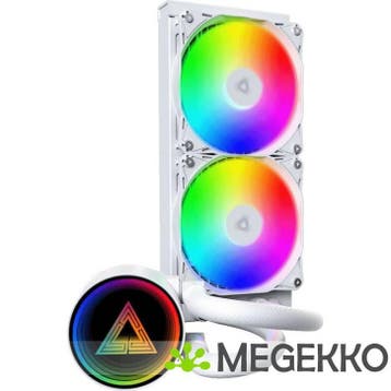 Montech LightFlow 240 ARGB Wit, Computers en Software, Computerkoelers, Verzenden, Nieuw