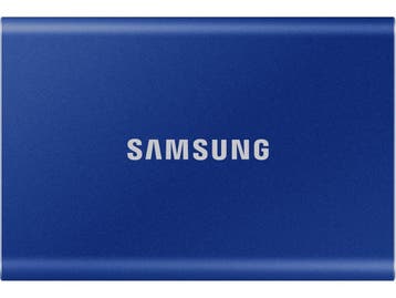 Samsung Portable T7 - Externe SSD - 2 TB - USB C 3.2 - Blauw, Verzenden, Nieuw