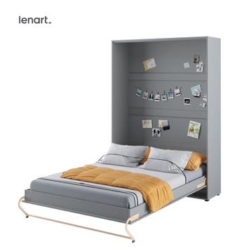 Lenart Bed Concept Pro Verticaal Opklapbed 140x200 - Grijs, Huis en Inrichting, Nieuw
