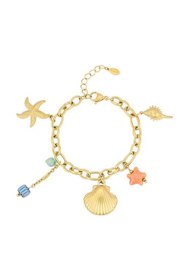 Goudlief Armband party at sea (Charme armbanden, Armbanden), Verzenden, Nieuw, Zilver, Overige materialen