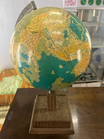 Aardbol - Mahina - Japanese-Language Showa Era Globe, c.1975