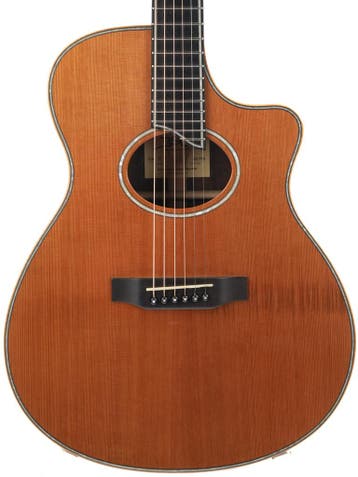 BSG A35F Pro Curly Laurel Cedar 2022 (Instrument,OM), Muziek en Instrumenten, Ophalen of Verzenden, Zo goed als nieuw, Western- of Steelstringgitaar