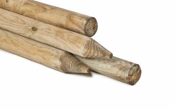 144x rondhoutpalen 1,40m rond 6cm, Nieuw