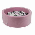 Ronde ballenbak soft velvet 90 cm met 200 ballen naar keu..., Ophalen of Verzenden, Nieuw