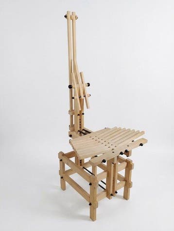 Anacleto Spazzapan - Stoel - Hout - stoel