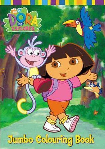 Dora the Explorer Jumbo Colouring Book, Boeken, Verzenden, Gelezen