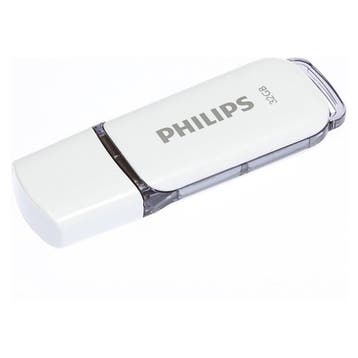 USB stick | Philips Snow | 32 GB | 3 stuks (USB A, USB 2.0), Computers en Software, USB Sticks, Verzenden, Nieuw, Philips