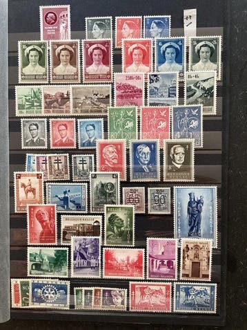 België 1953/1954 - Postfrisse jaargangen 1953-1954 - België, Postzegels en Munten, Postzegels | Europa | België, Gestempeld