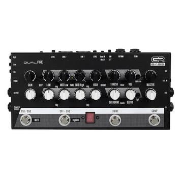 GRBass DUALPRE dubbelkanaals voorversterker pedaal, 4-bands, Muziek en Instrumenten, Ophalen of Verzenden, Nieuw
