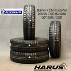 205/75/16C 110R Michelin winterbanden 8,8/7,5mm profiel 4X, Gebruikt, 16 inch, Band(en), Personenwagen