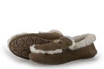 Manfield Pantoffels in maat 41 Bruin, Kleding | Dames, Schoenen, Bruin, Verzenden, Zo goed als nieuw, Pantoffels of Sloffen