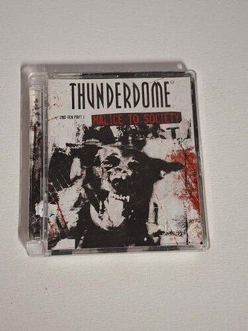 Thunderdome malice to society 2nd gen part 1, Cd's en Dvd's, Verzenden, Nieuw in verpakking