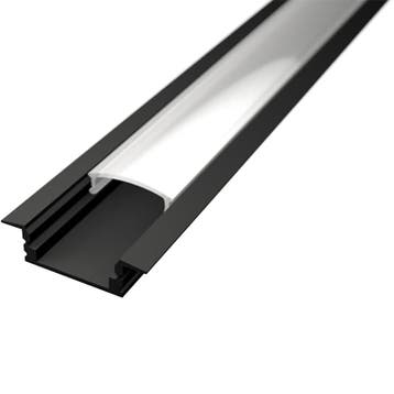 LED Strip Profiel - Velvalux Profi - Zwart Aluminium - 1, Ophalen of Verzenden, Nieuw