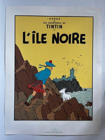 Hergé - 1 Lithografische poster Lescale Éditions - Tintin -, Nieuw