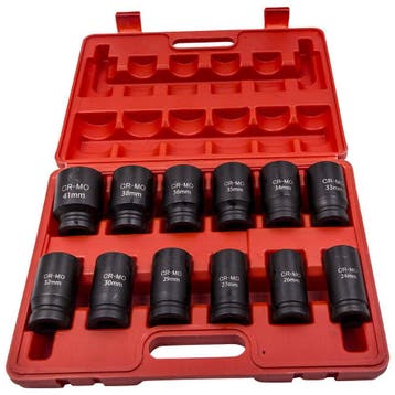 12 stuks 3/4 Inch Drive Deep Impact 24-41mm Socket Set v..., Verzenden, Nieuw