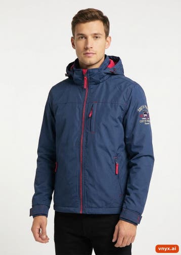 Falcon Outdoorjassen Heren maat S Marineblauw Vintage, Ophalen of Verzenden, Nieuw, Falcon