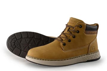 Skechers Veterboots in maat 42 Cognac, Overige kleuren, Verzenden, Boots, Zo goed als nieuw