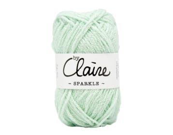 byClaire Sparkle 007 Minty Macaron - Haakgaren / Breigaren, Ophalen of Verzenden, Nieuw, Breien of Haken, Wol of Garen