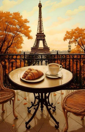 yamila velazquez - Desayuno en Paris