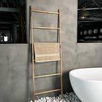 Handdoekladder Best Design Acanto 170x55 cm Staand Acacia, Ophalen of Verzenden, Nieuw, Bad
