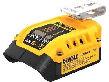 DeWalt DCB094K-QW - Lader - Mobiel laadstation - USB-A en, Doe-het-zelf en Verbouw, Gereedschap | Machine-onderdelen en Toebehoren