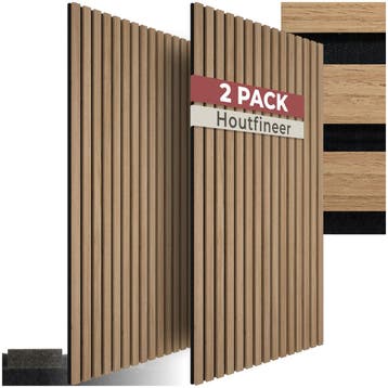 Akoestische panelen Sonic Wall II houtlook - eiken, Verzenden, Nieuw