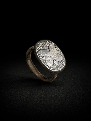 Islamitisch Brons Ring - 11e tot 13e eeuw na Christus, Antiek en Kunst