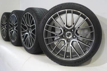 Porsche Cayenne E3 21 inch velgen Michelin Winterbanden Orig, Gebruikt, Velg(en), 21 inch, Winterbanden