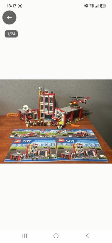 LEGO Brandweerkazerne 60110, City, Verzenden, Lego, Zo goed als nieuw