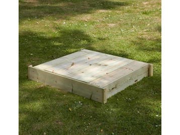 TP Play - Zandbak met deksel - 100 x 90 x 27 cm -, Verzenden, Nieuw
