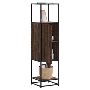 vidaXL buffetkast 35,5x35x139 cm bewerkt hout en metaal, Verzenden, Nieuw, Overige houtsoorten