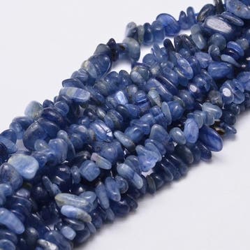 20 x Chips stone kralen 5~14 x4~10mm gat: 1mm Kyanite Cya..., Ophalen of Verzenden, Nieuw, Kraal