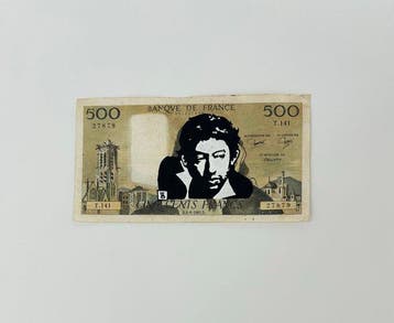 eR.B. - Billet de 500 francs  Serge Gainsbourg