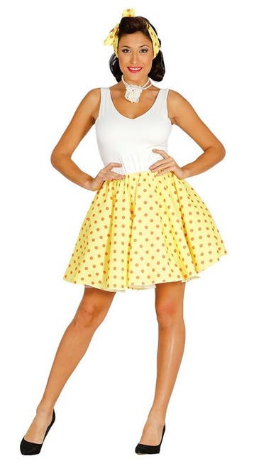 Pin-Up Set 50s Geel, Ophalen of Verzenden, Nieuw