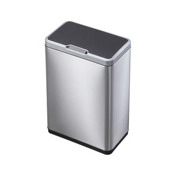 EKO Mirage Sensor Bin 45 ltr - Mat RVS/Zwart, Verzenden, Nieuw