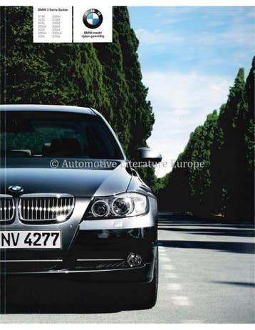 2007 BMW 3 SERIE SEDAN BROCHURE NEDERLANDS, Boeken, Nieuw, BMW, Author