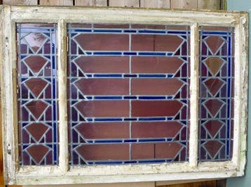 Glas in lood zetter Amsterdam - geen idee - Vaas (3) - Raam