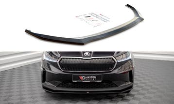 Voorspoiler V.1 Skoda Enyaq IV Maxton Glans Zwart, Ophalen of Verzenden, Nieuw