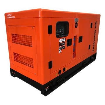 Daewoo DAGFS-35 Diesel Generator – 35 kVA – 28 kW – 3-fase, Doe-het-zelf en Verbouw, Ophalen of Verzenden, Zo goed als nieuw, 30 kVA of meer