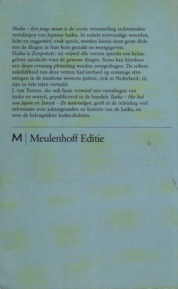 Haiku / Aki De Japanse herfst 9789029027649 Tooren, Boeken, Verzenden, Gelezen, Tooren